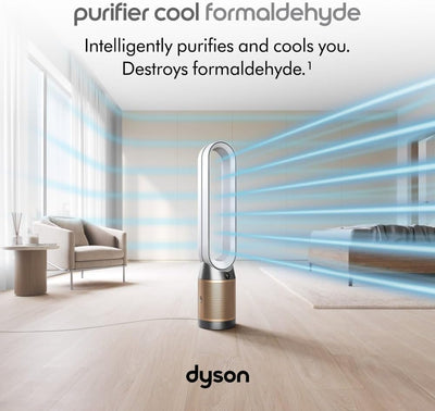 Dyson Purifier Cool Formaldehyde™ TP09 Air Purifier and Fan - White/Gold Large