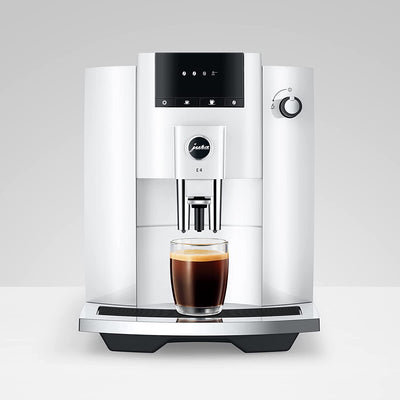 Jura E4 Piano White Automatic Coffee Machine