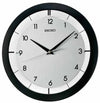 Seiko WALL CLOCK WITH BRUSHED METAL DIAL