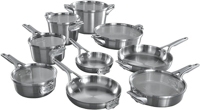 Calphalon Premier Space Saving Stainless Steel 15 Piece Set 2010639