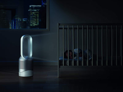 Dyson Pure Hot + Cool, HP01 HEPA Air Purifier, Space Heater and Fan White/Silver