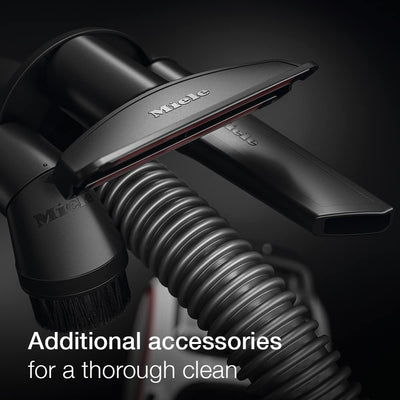 Miele Boost CX1 PowerLine SNRF0 Bagless Canister Vacuum Cleaner, Lotus White, Lightweight, Compact And Corded With Hygiene AirClean filter