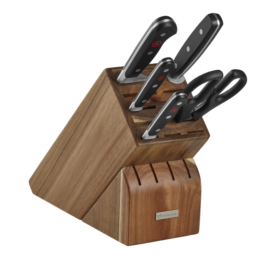WUSTHOF Classic 6-Piece Starter Knife Block Set 1090170606