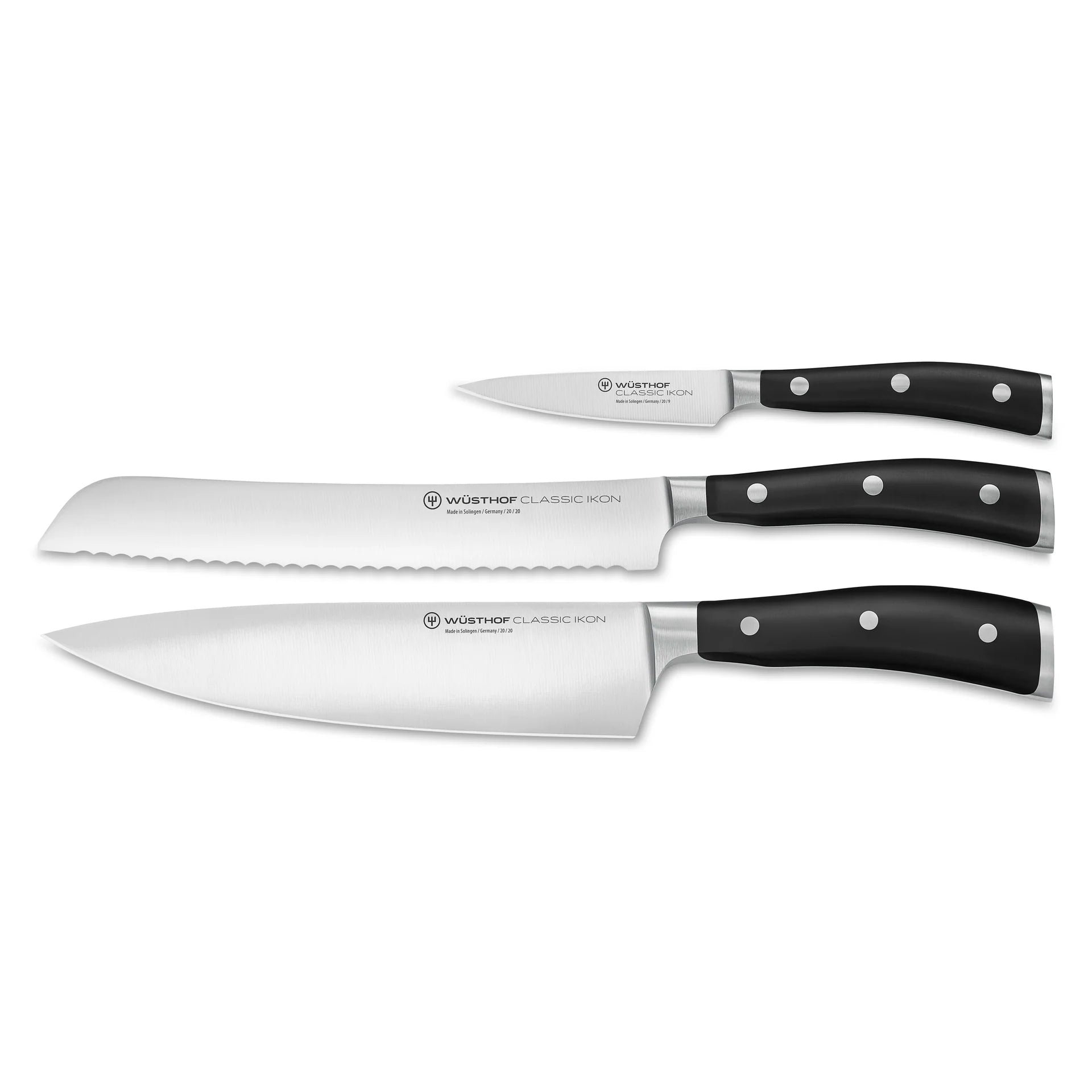 WUSTHOF Classic Ikon 3-Piece Knife Set 1120360303