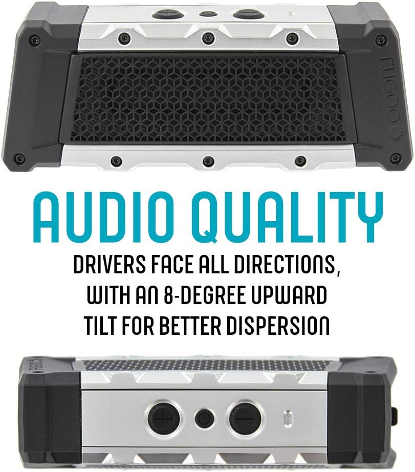 Fugoo Tough 2.0 - Portable Bluetooth Speaker Waterproof Outdoor / Indoor
