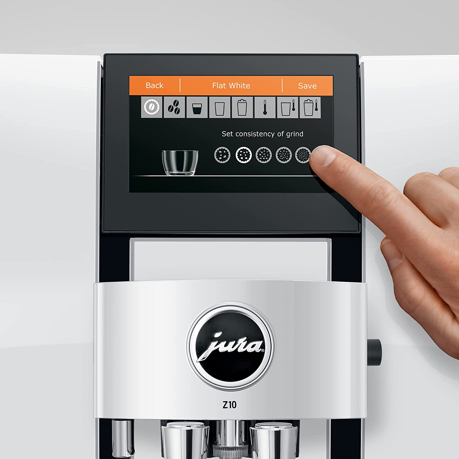 Jura Z10 Diamond White automatic coffee machine 15636