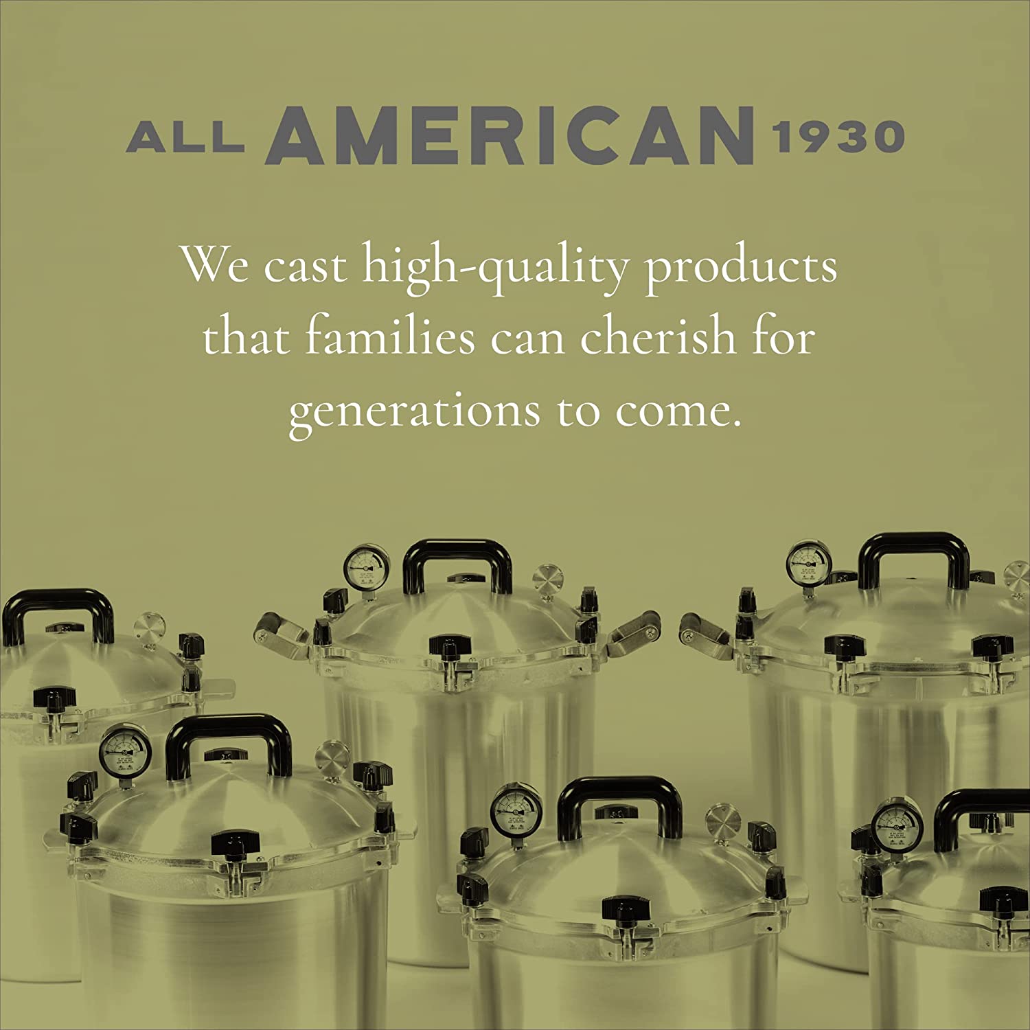All American 1930: 21.5qt Pressure Cooker/Canner