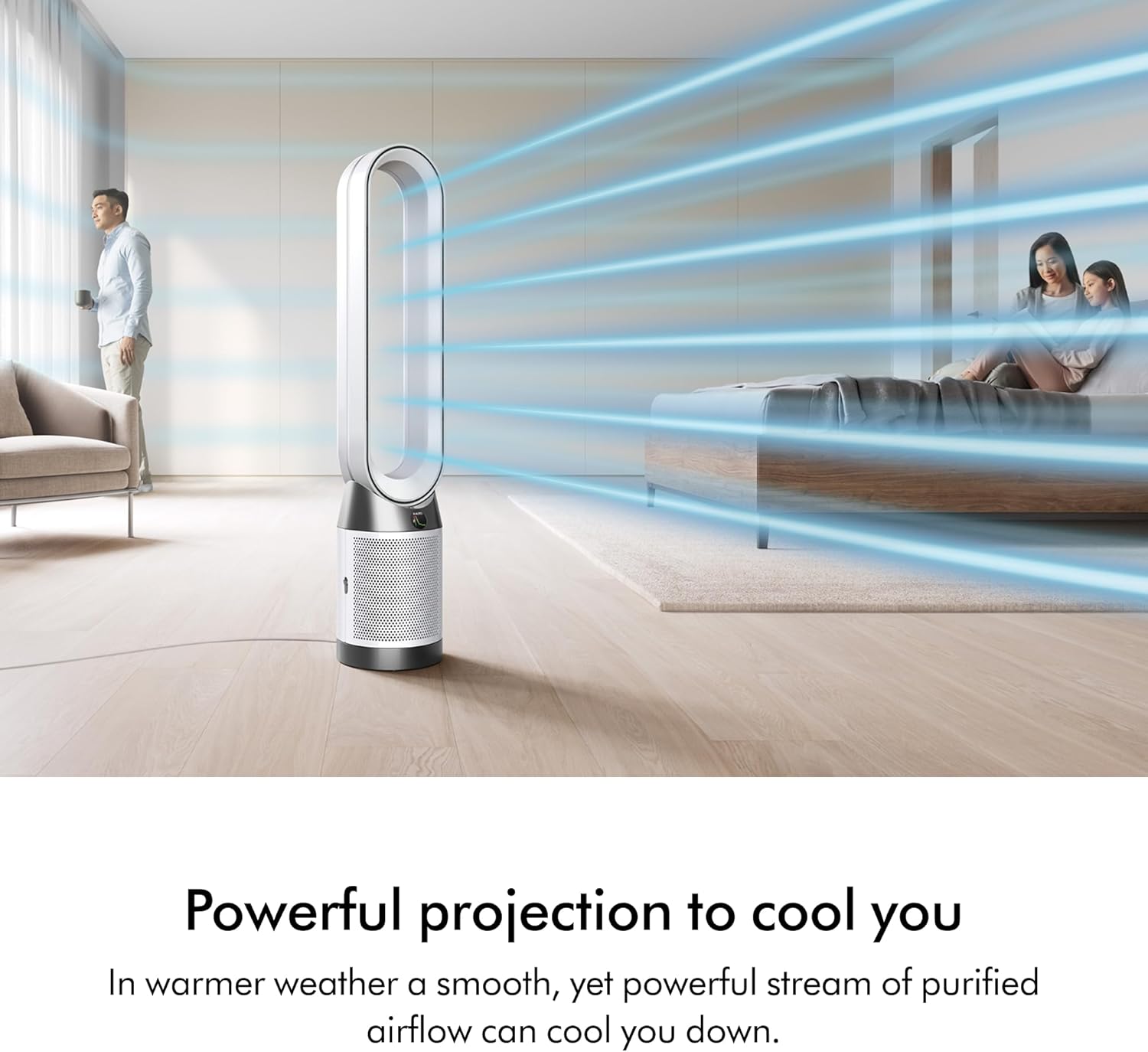 Dyson Purifier Cool PC1 bladeless (White) Tower Fan