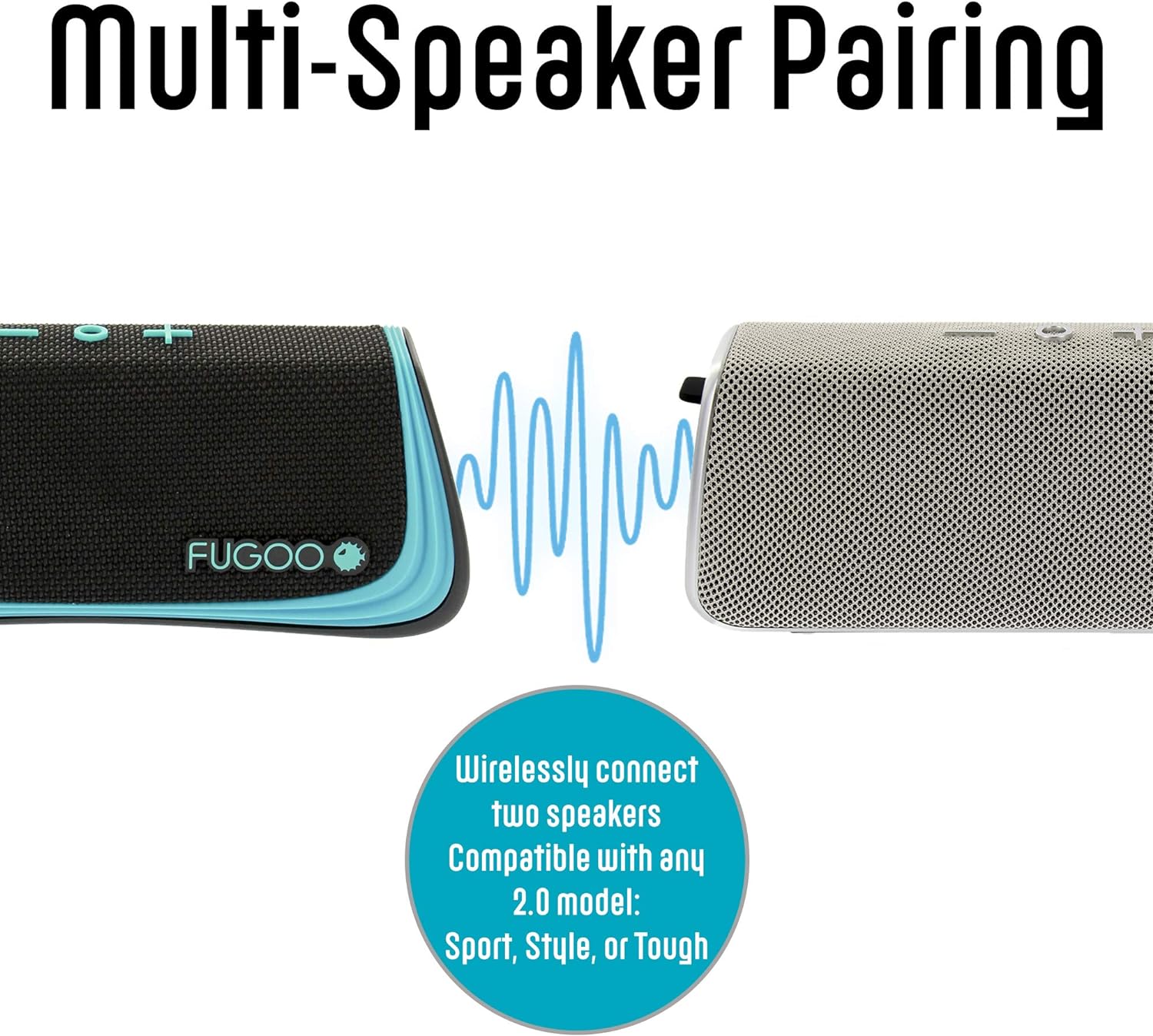 FUGOO Sport - Portable Rugged Bluetooth Wireless Speaker Waterproof