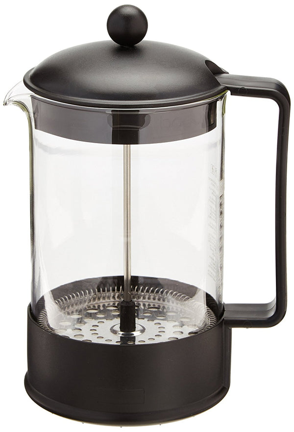 brazil 8 cup french press coffee maker BODUM 1552-01US BRAZIL Coffee Maker, French Press Coffee Maker, Black,