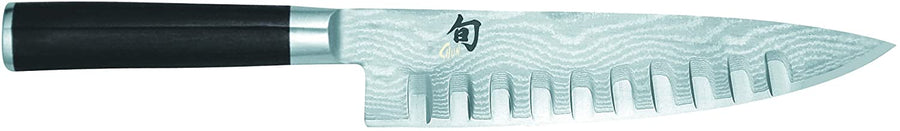 Shun Classic 8 Inch Hollow Ground Chef’s Knife Premium, Handcrafted in Japan Multi-Purpose, High-Performance Steel DM0719