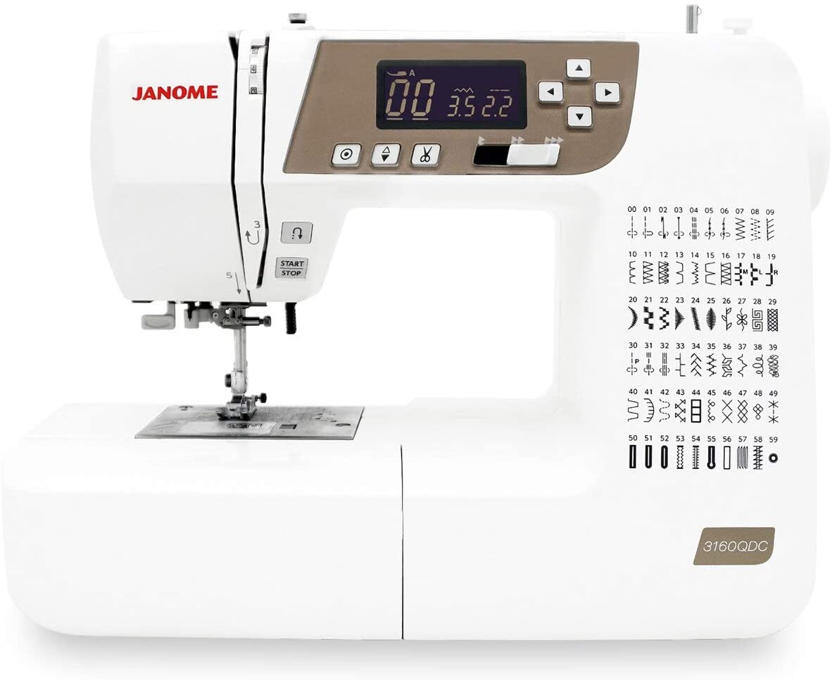 Janome 3160QDC-T Sewing and Quilting Machine with Bonus Quilt Kit!
