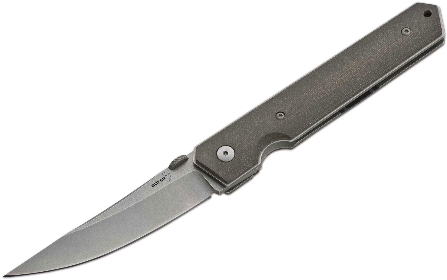 Boker Plus Burnley Kwaiken Folding Knife 3.5 Blade, Micarta Handles - -  The Luxury Home Store