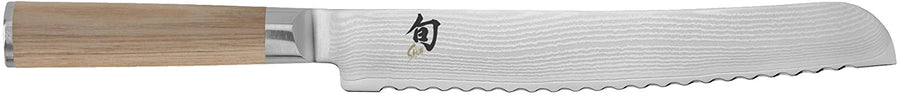 Shun DM705W 9” Bread Knife Blonde PakkaWood Handle