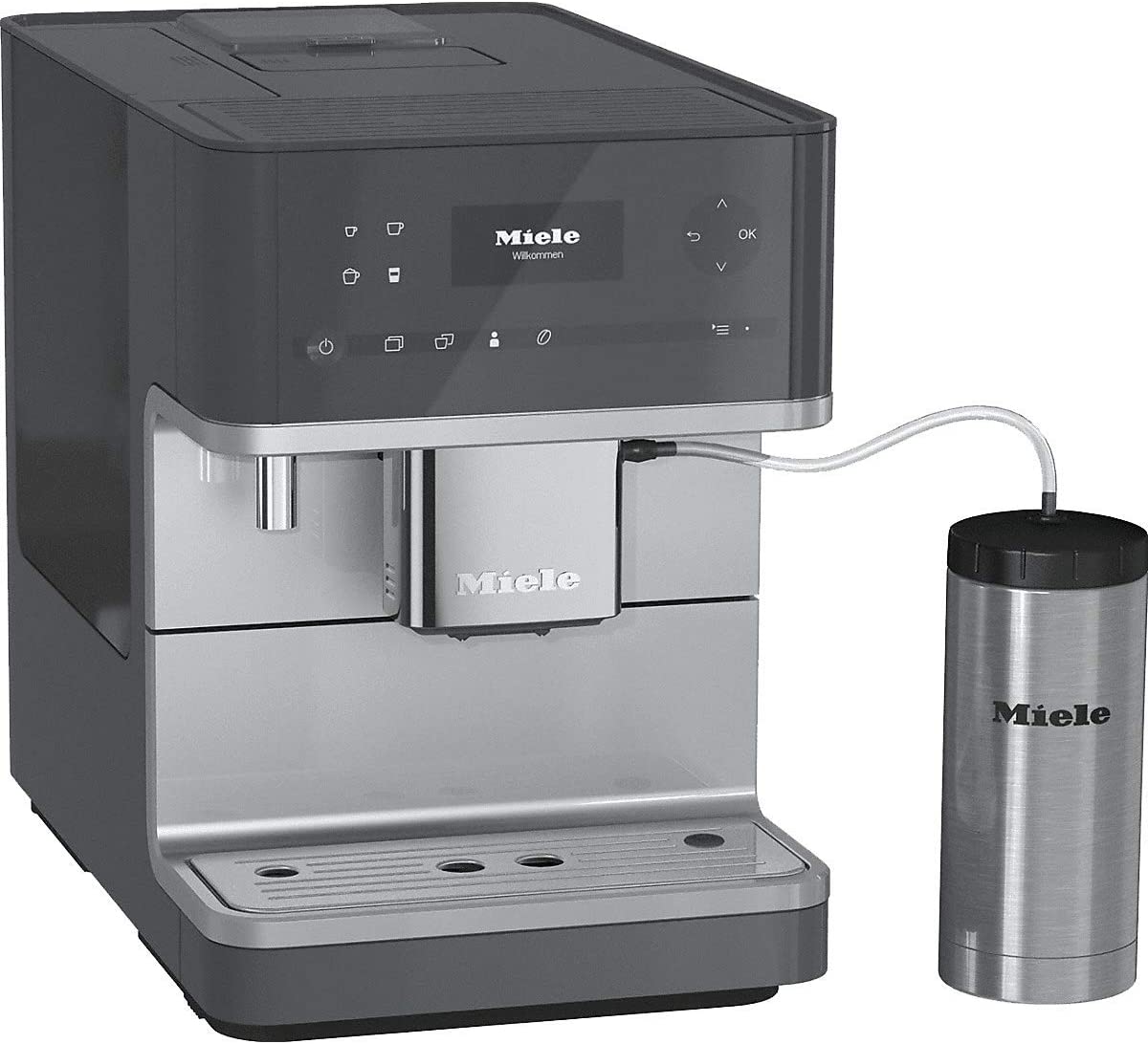 Miele CM6350 Countertop Coffee Machine Obsidian Black, Lotus White, Graphite Gray