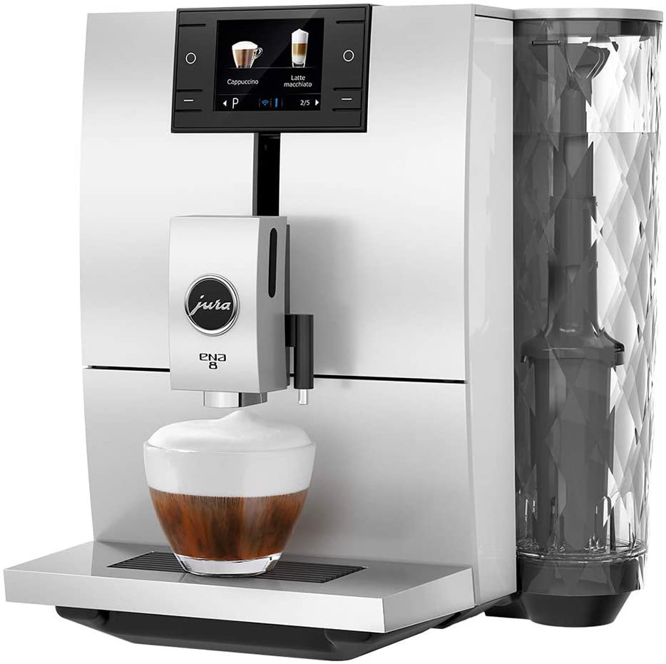 JURA ENA 8 Nordic White Automatic Coffee Machine 15284