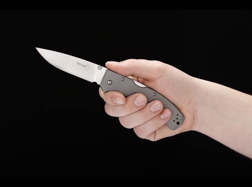  Boker 112007 Buffalo Horn Hunter Blade Pocket Knife