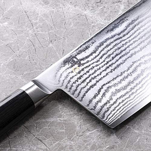 Shun DM0712 Classic 7 Inch Cleaver Ebony PakkaWood Handle