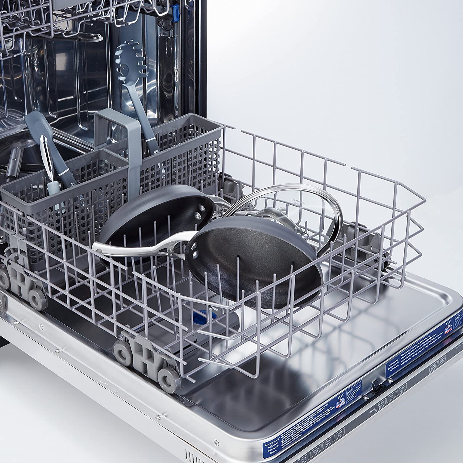 Calphalon 1876965 8" OMELET Pan With Cover, Silver/Gray