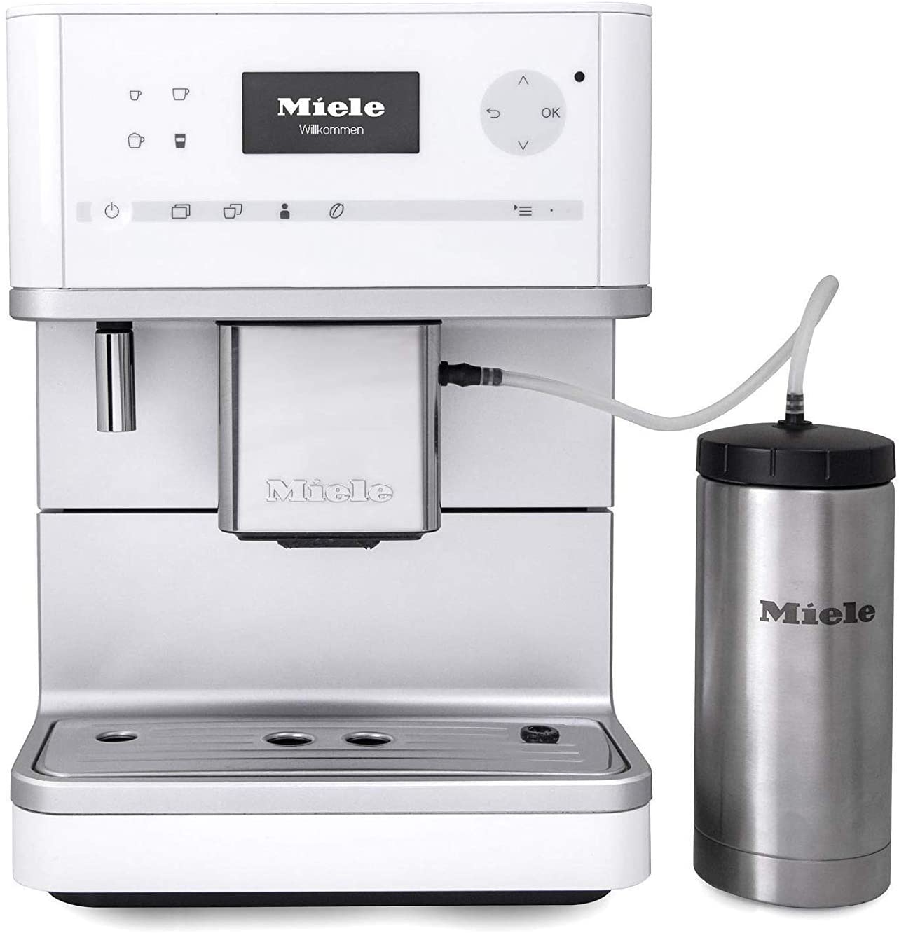 Miele CM6350 Countertop Coffee Machine Obsidian Black, Lotus White, Graphite Gray