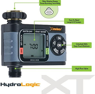 Melnor HydroLogic 1-Zone Digital Water Timer 73015