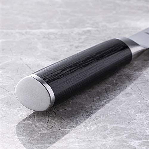 Shun DM0712 Classic 7 Inch Cleaver Ebony PakkaWood Handle