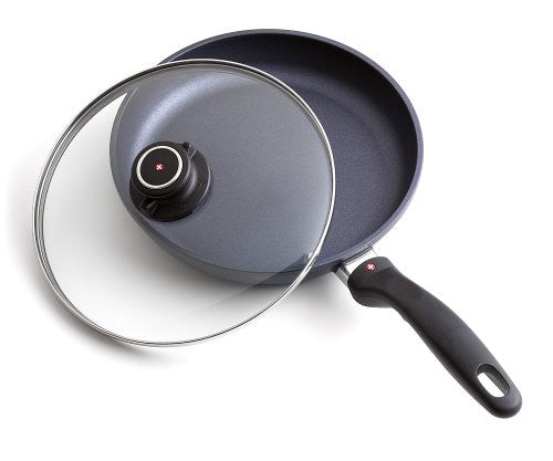 Swiss Diamond Nonstick Fry Pan with Lid 8"-10.25"