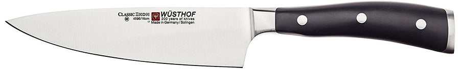 Wüsthof 4596-7/16 Cook's Knife, 6", Black