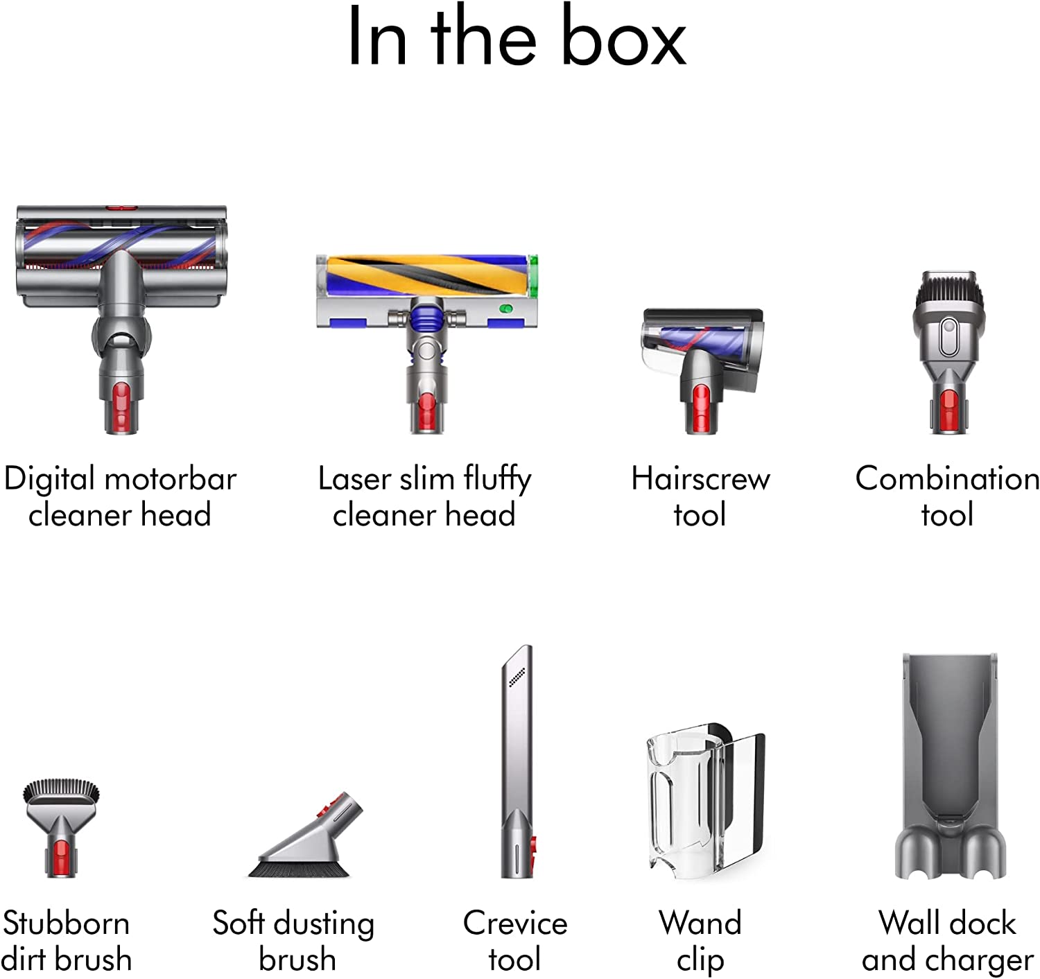 Dyson V15 Detect Cordless Stick Vacuum, Multicolor