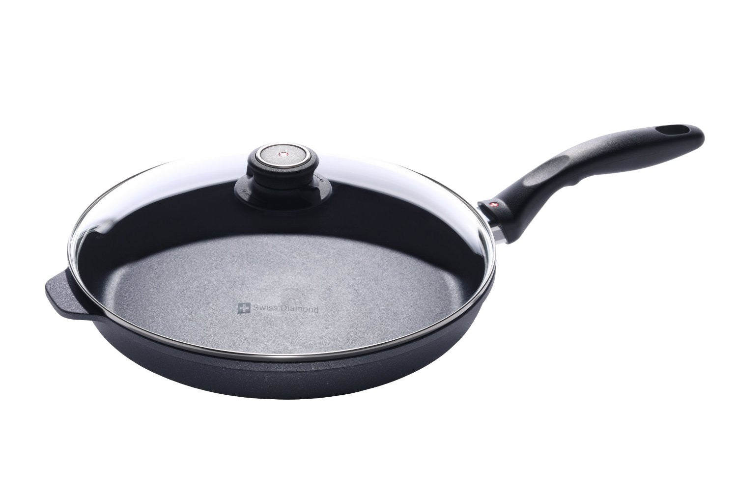 Swiss Diamond Nonstick Fry Pan with Lid 8"-10.25"