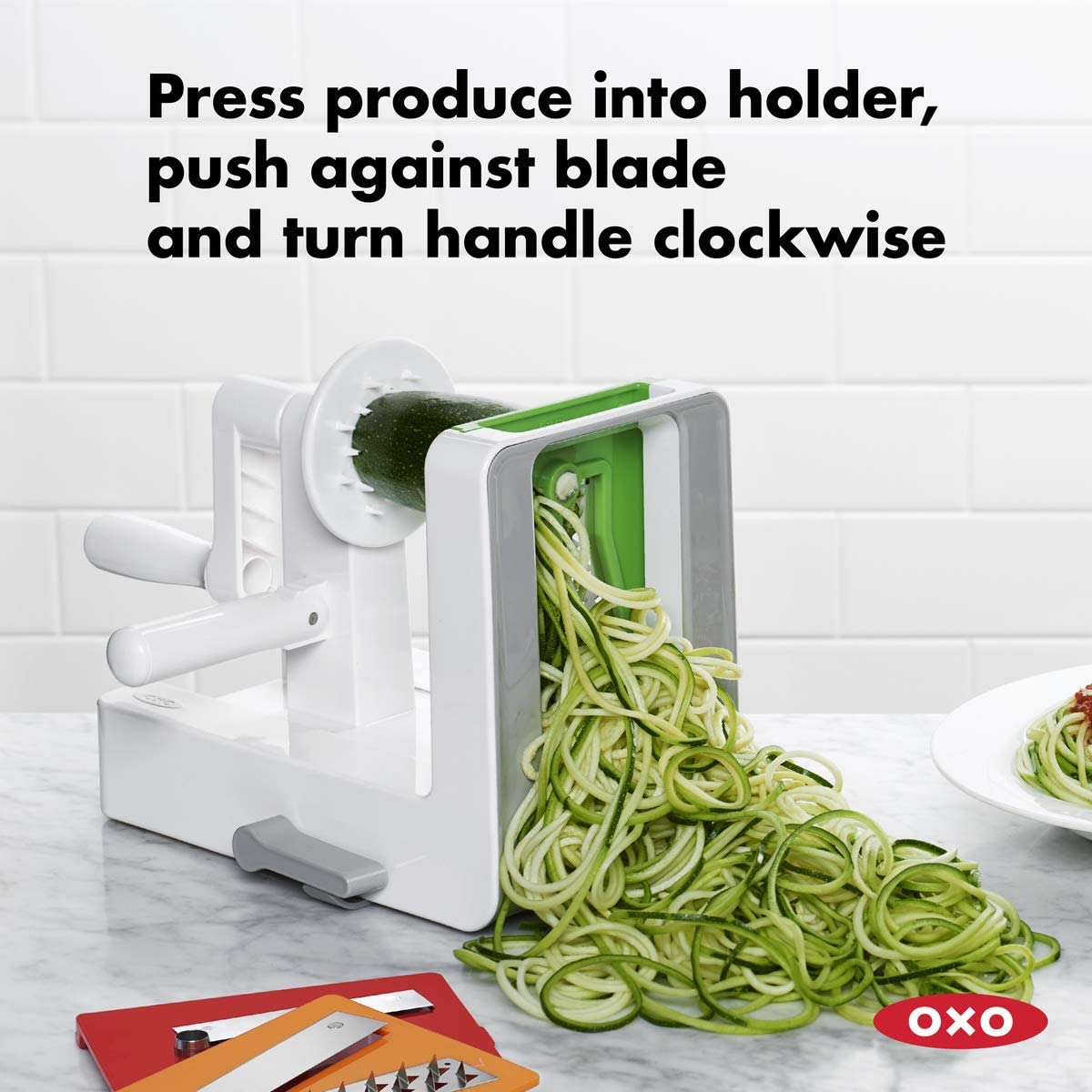 Oxo Good Grips Tabletop Spiralizer 11151400 Dishwasher Safe 