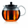 Bodum Assam 34-Ounce Glass Teapot with Stainless-Steel Filter