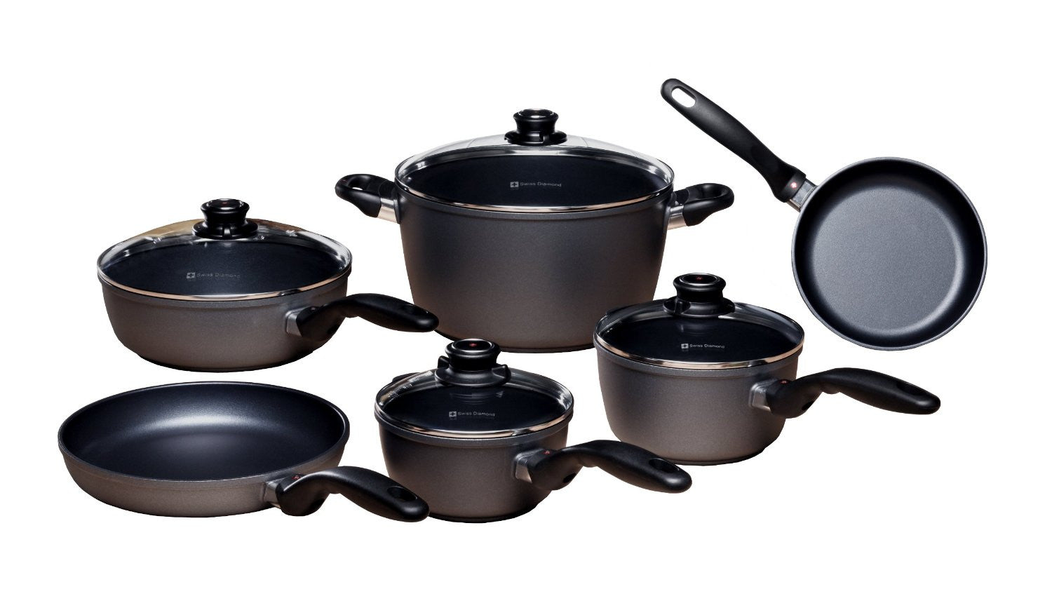 Swiss Diamond XD Nonstick 6-Piece Cookware Set