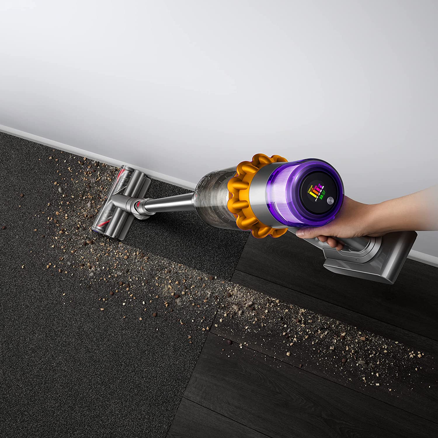 Dyson V15 Detect Cordless Stick Vacuum, Multicolor - The Luxury