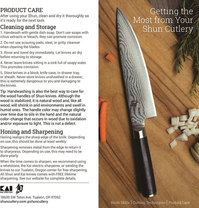 Shun Cutlery Knife Care Kit DM0625