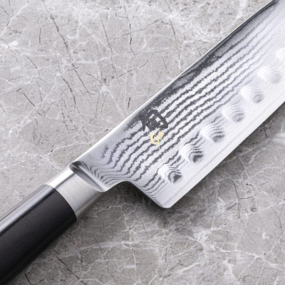 Shun Classic 7” Hollow-Ground Santoku All-Purpose Kitchen Knife DM0718L