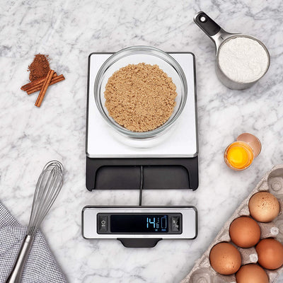 OXO Good Grips 11-Pound Stainless Steel Food Scale with Pull-Out Display 11214800
