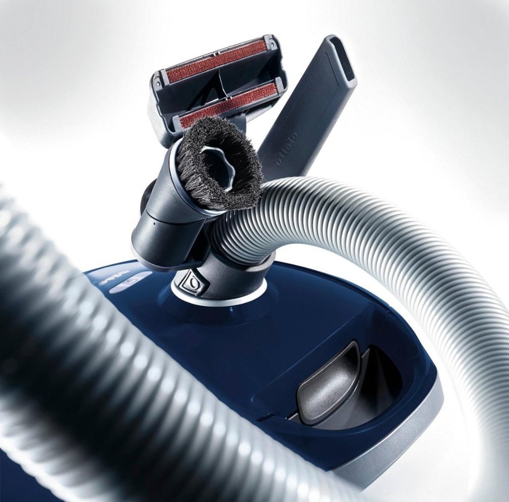 Miele Compact C2 Electro+ Canister Vacuum Marine Blue