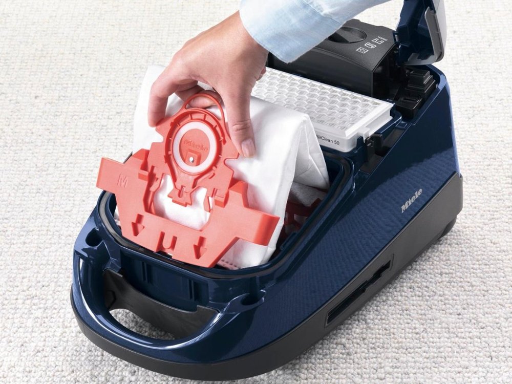 Miele Compact C2 Electro+ Canister Vacuum Marine Blue