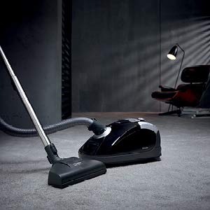 Miele Compact C1 Turbo Team Canister Vacuum, Obsidian Black